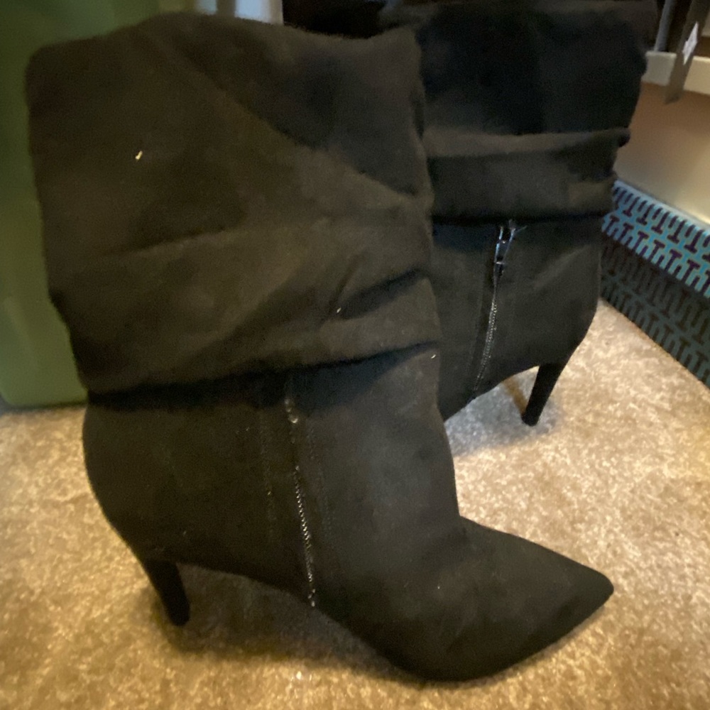 Express Stiletto Slouch Booties